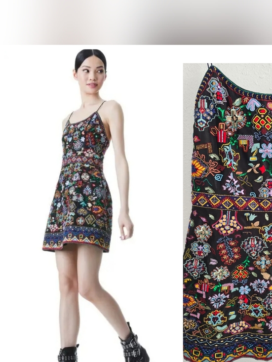 Alice + Olivia Dresses & Skirts - Alice & Olivia By Stacey Bendel Florencia Embellished Mini Dress Sz 12